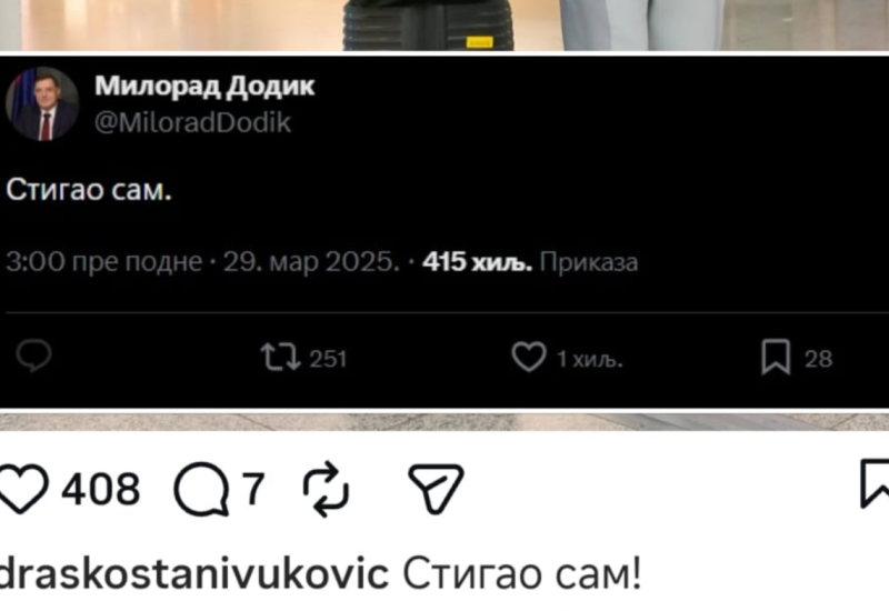 Draškova verzija „Stigao sam“: kopija bez originala