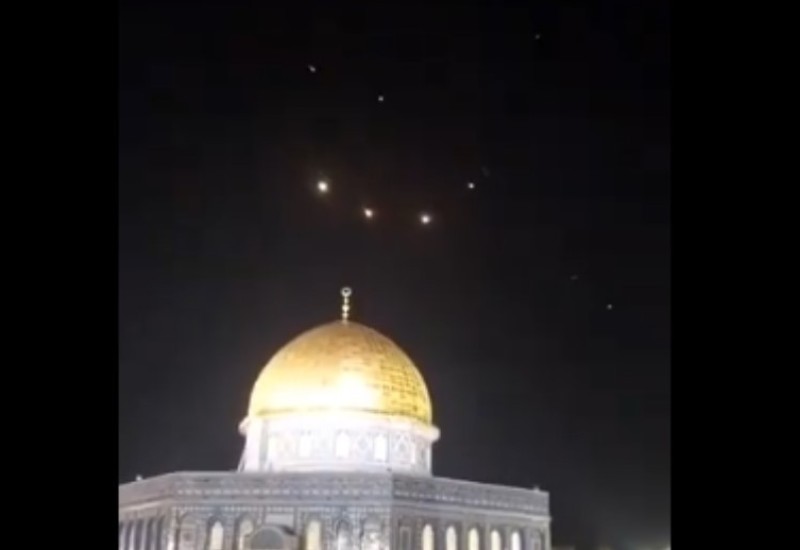 Kako je izgledao napad Irana na Izrael (VIDEO)