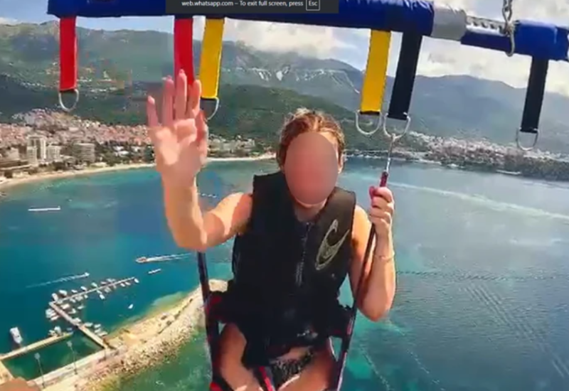 "Izgledalo je kao rješenje DA SE SPASI" Stručnjaci o tragičnom padu djevojke na parasejlingu u Budvi