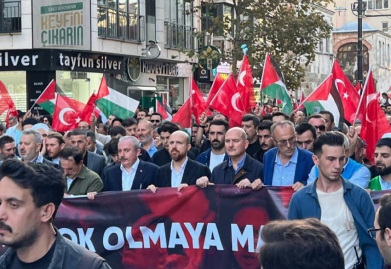 Erdoganov sin na propalestinskom maršu u Istanbulu