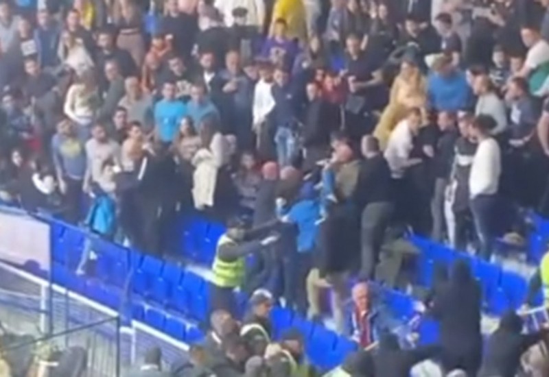 Tuča na tribinama u "Morači" (VIDEO)