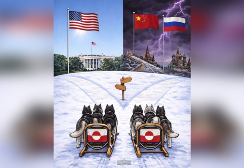 Bijela kuća objavila sliku: “Kojim putem, grenlandski čovječe”