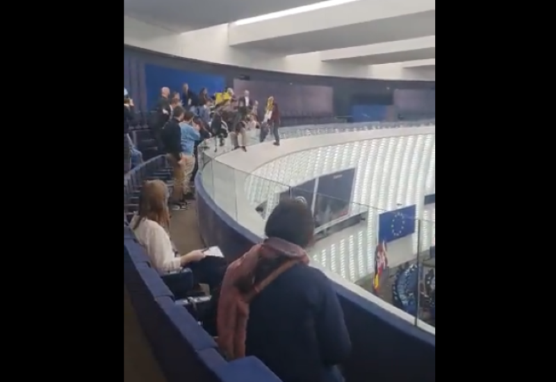 Kurdi upali u Evropski parlament (VIDEO)