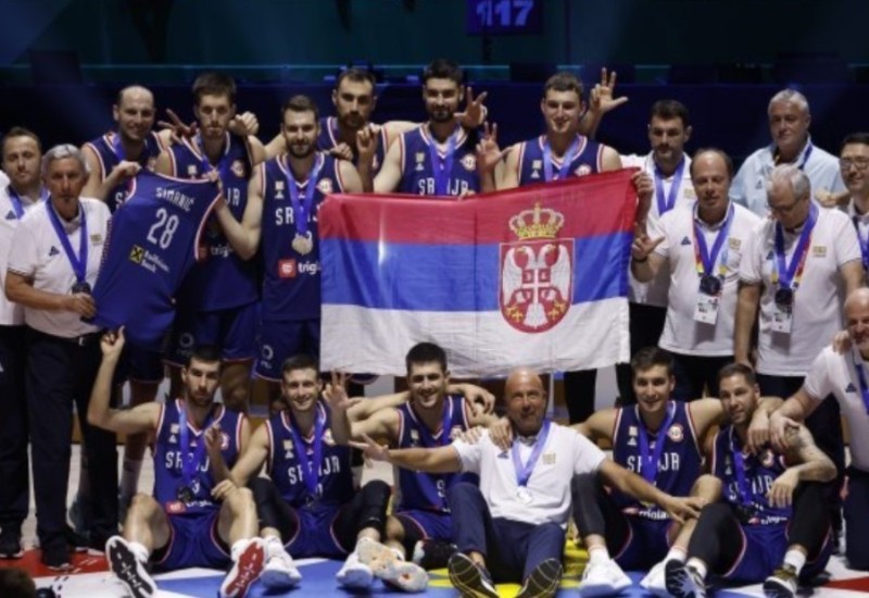 FIBA rang lista: Srbija peta selekcija svijeta