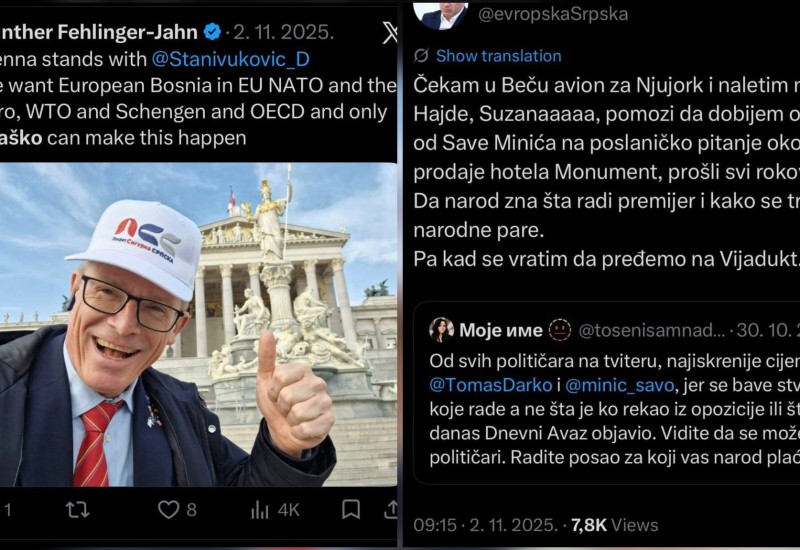 Crnadak u Beču istog dana kada Felinger stavlja kačket PSS!?