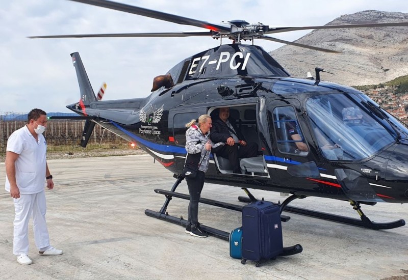 Helikopterski servis Srpske: Djevojčica transportovana na liječenje u Beograd