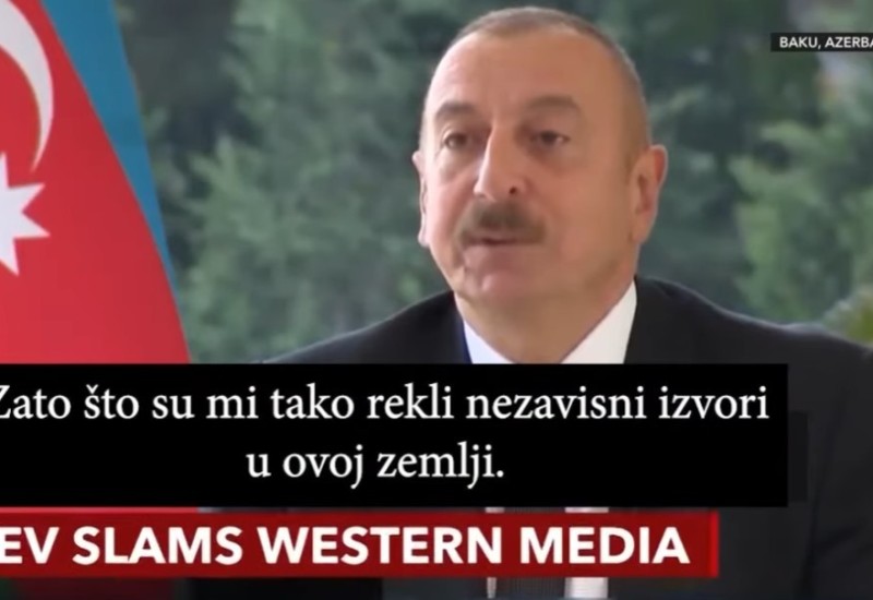 Kako je Alijev održao predavanje novinaru BBC-a: Šta radite Asanžu (VIDEO)