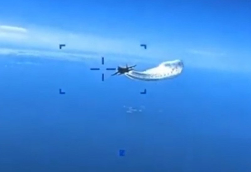 Amerikanci objavili snimak incidenta: Ovako je ruski lovac oborio dron