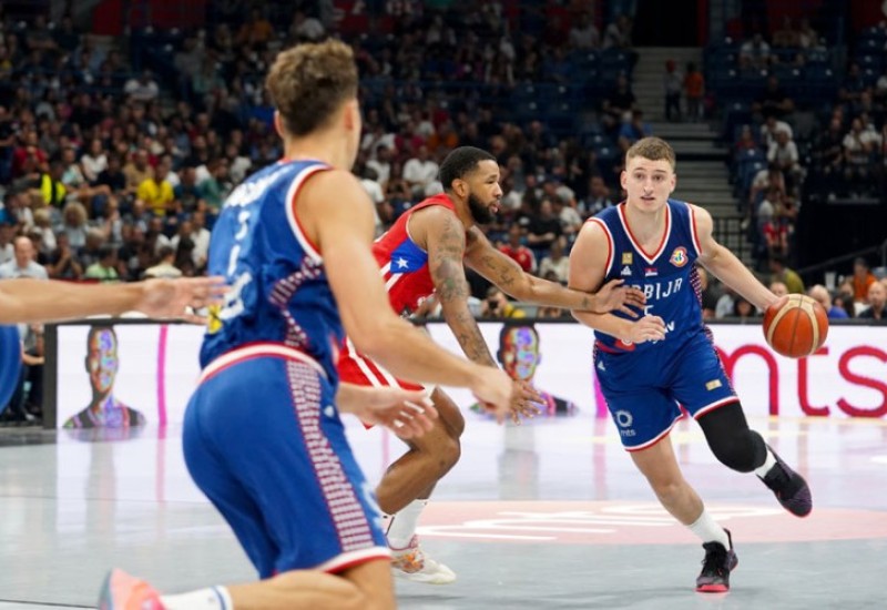 Košarkaši Srbije ubjedljivo pobijedili Portoriko u Areni, debitovao Topić