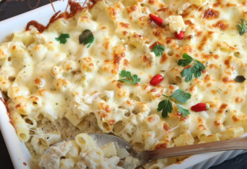 Zapečene makarone sa mljevenim mesom i šampinjonima