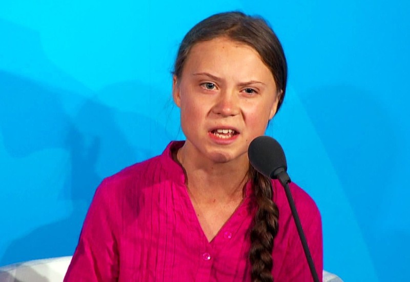 Privedena Greta Tunberg