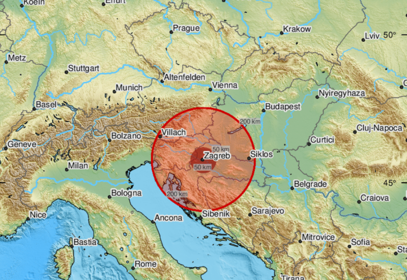 Zemljotres probudio Zagrepčane