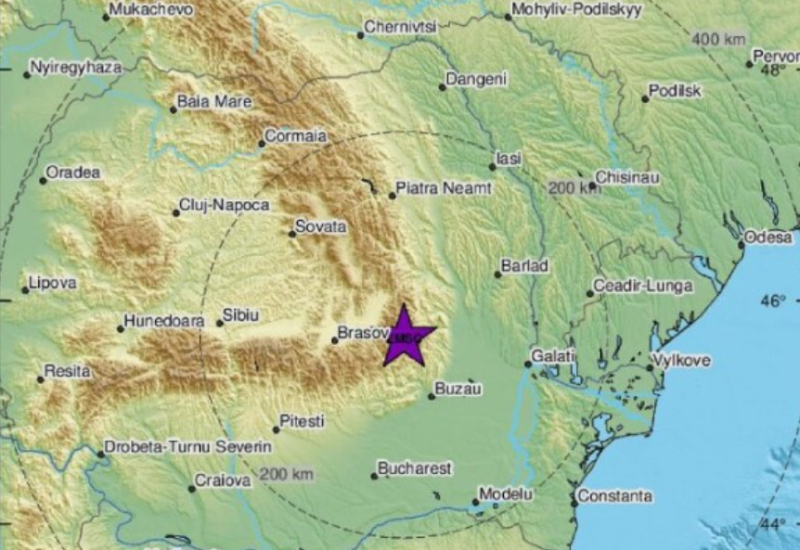 Jačine 4,4 stepena: Zemljotres pogodio dio Rumunije