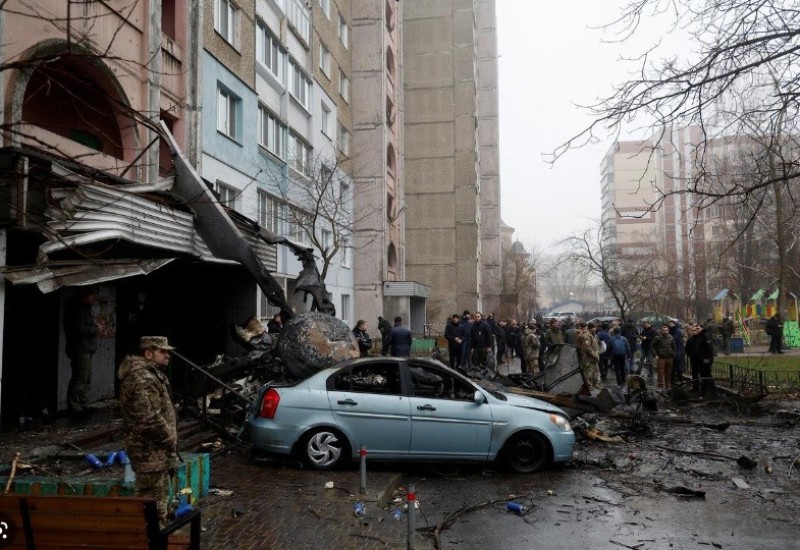 Posljednji trenuci leta u kojem je poginuo ministar unutrašnjih poslova Ukrajine VIDEO