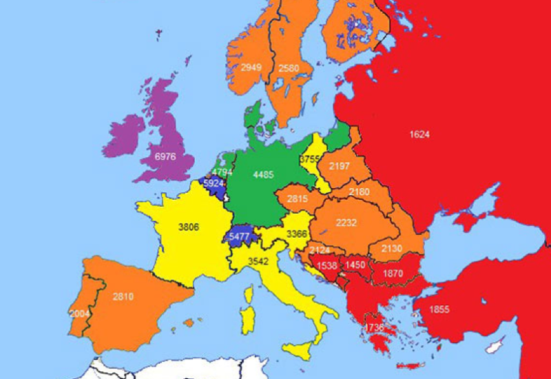 Širi se mapa: Preko BiH piše 1539, preko Srbije 1565, a Hrvatske 2124 (FOTO)