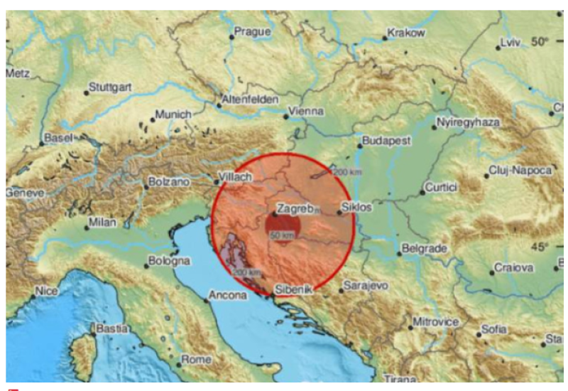 Zemljotres pogodio Hrvatsku; Epicentar kod Popovače