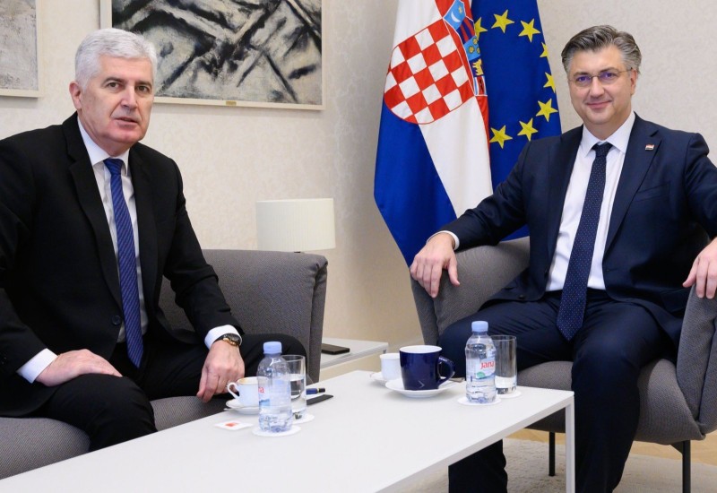 Čović se sastao sa Plenkovićem u Zagrebu