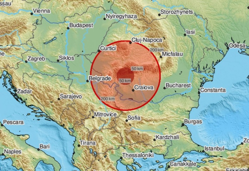 ZEMLJOTRES U RUMUNIJI: Potres pogodio oblast blizu granice sa Srbijom