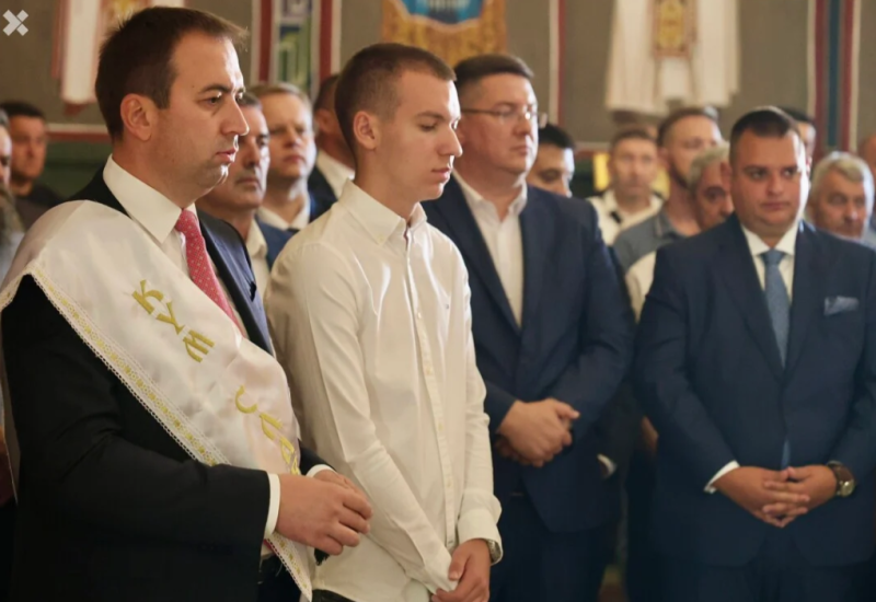 Mitropolit hrizostom služio liturgiju povodom slave hrama u Sarajevu, Goran Selak kum