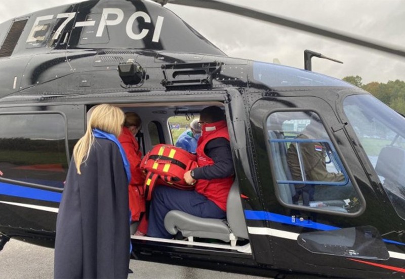 Pacijenti helikopterom prebačeni u UKC RS