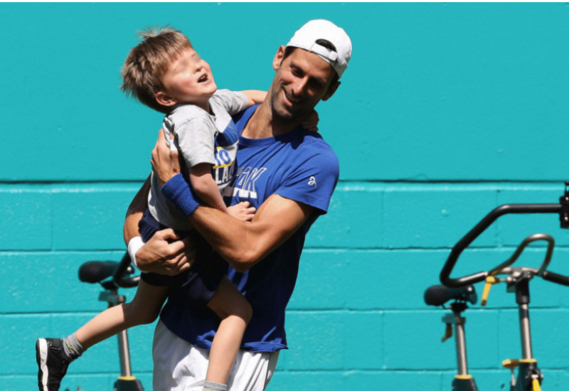 Sin Đokovića bodrio tatu riječima: Ajmo tata