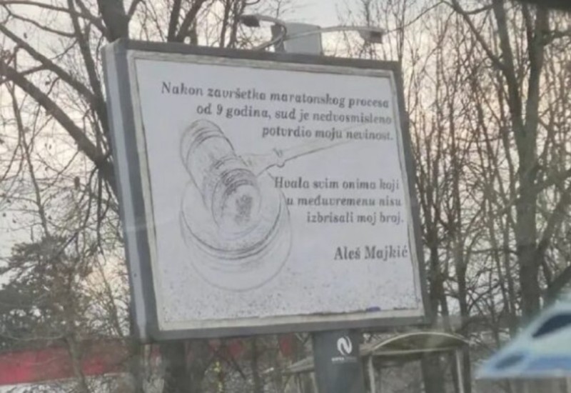 Bilbord u Banjaluci sa neobičnom porukom: Hvala svima koji nisu izbrisali moj broj