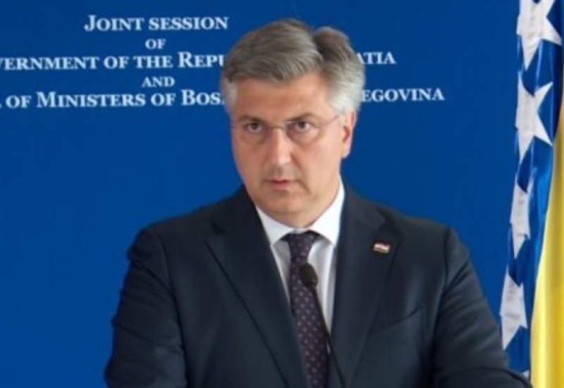 Plenković i Krišto nakon sastanka: Hrvatska zainteresovana za gasnu konekciju prema BiH
