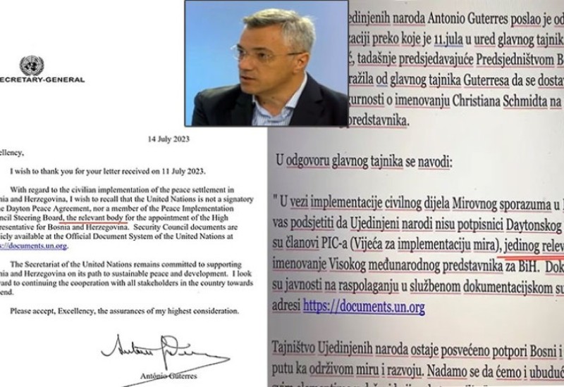 Tadić: Iz Njujorka stigao falsifikat, dopisana riječ “jedinog”