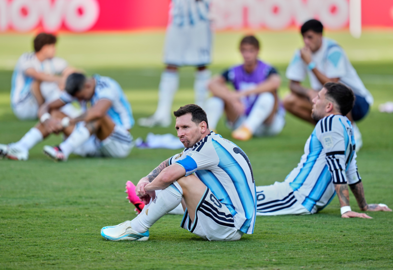 Nesportsko ponašanje Argentinaca u finalu