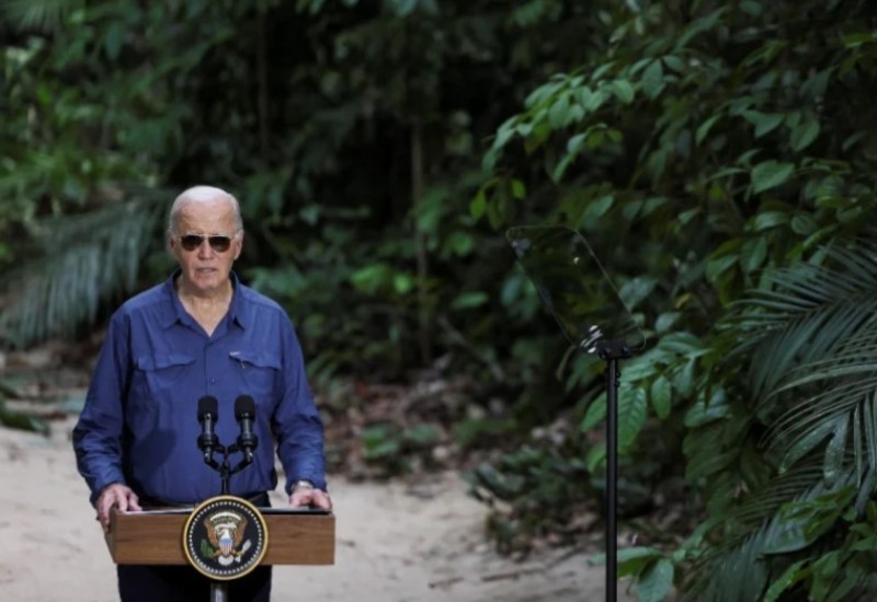 Bajden održao govor u Brazilu i odlutao u prašumu koja se nalazila iza njega (VIDEO)