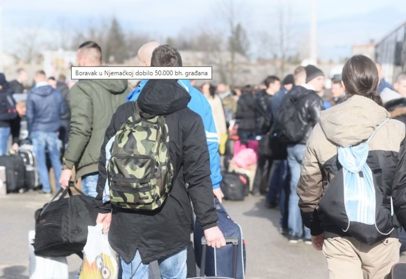 Boravak u Njemačkoj dobilo 50.000 bh. građana