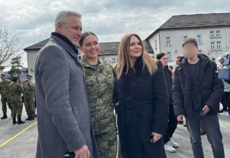 Tompsonova kćerka u Hrvatskoj vojsci, roditelji došli na zakletvu