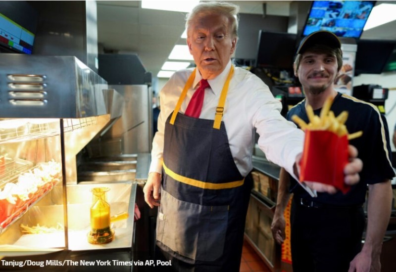 Tramp spremao i služio pomfrit u Mekdonaldsu (FOTO)