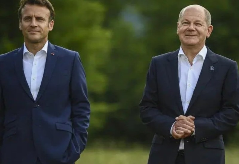 Sastaju se dvije „hrome patke“: Noje cirher cajtnug o posjeti Šolca Makronu