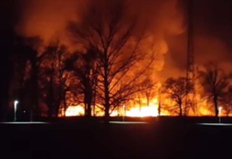 Veliki požar na području Bardače, vatra prijeti Domu za starija lica (VIDEO)