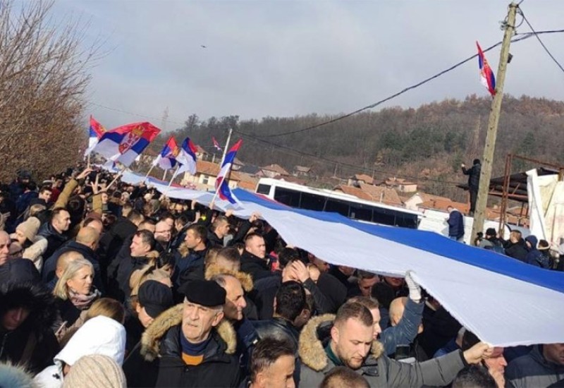 Veliki skup u Rudaru: "Kurti nam prijeti ubistvom, a Evropa ćuti"