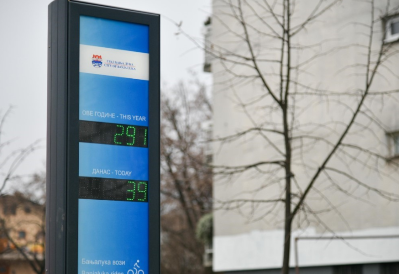 Brojač u Boriku zabilježio dnevno oko 150 biciklista