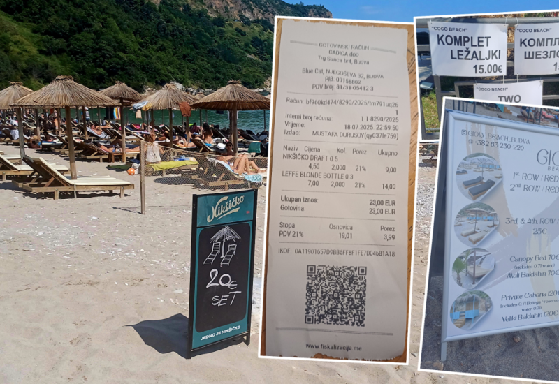 Krah sezone u Crnoj Gori, plaže poluprazne. “Ne trebaju nam škrti turisti”