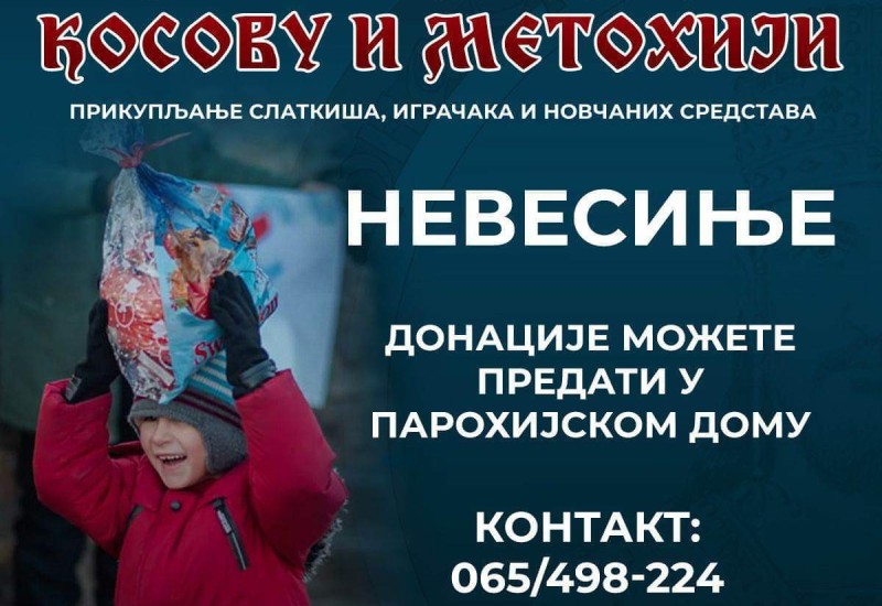 Tradicionalno u Nevesinju: Prikupljanje paketića za djecu KiM