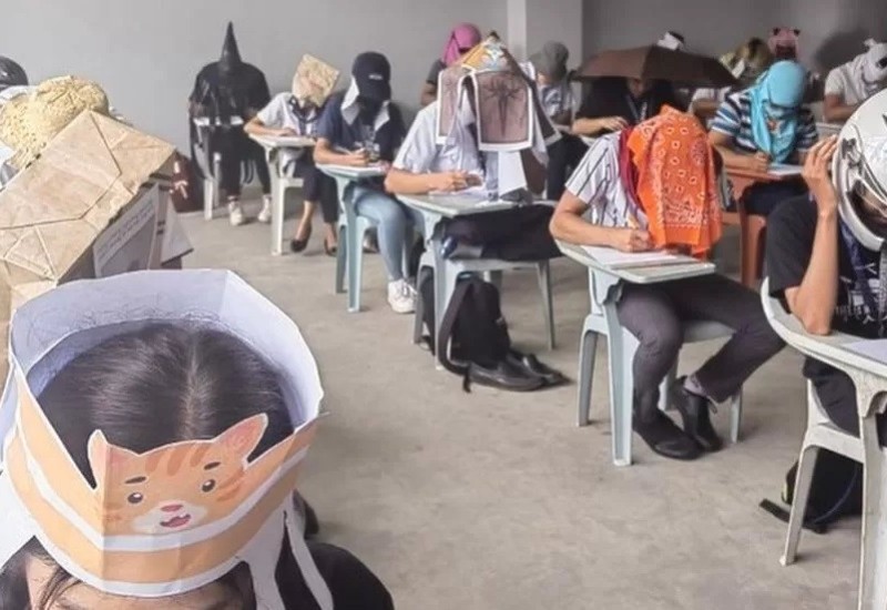 Filipinski studenti nasmijali cijeli svijet: Kreativnim pokrivalima protiv varanja na ispitima