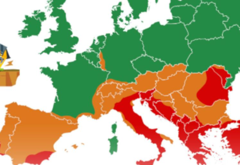 Objavljena nova mapa Evrope koja procjenjuje rizik od zemljotresa: Najveći dio Balkana u crvenom