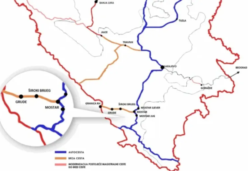 Kreće gradnja brze ceste kroz BiH: Makarska će biti kao “na dlanu”