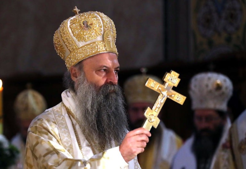 Patrijarh Porfirije svim vjernicima koji danas slave čestitao Božić