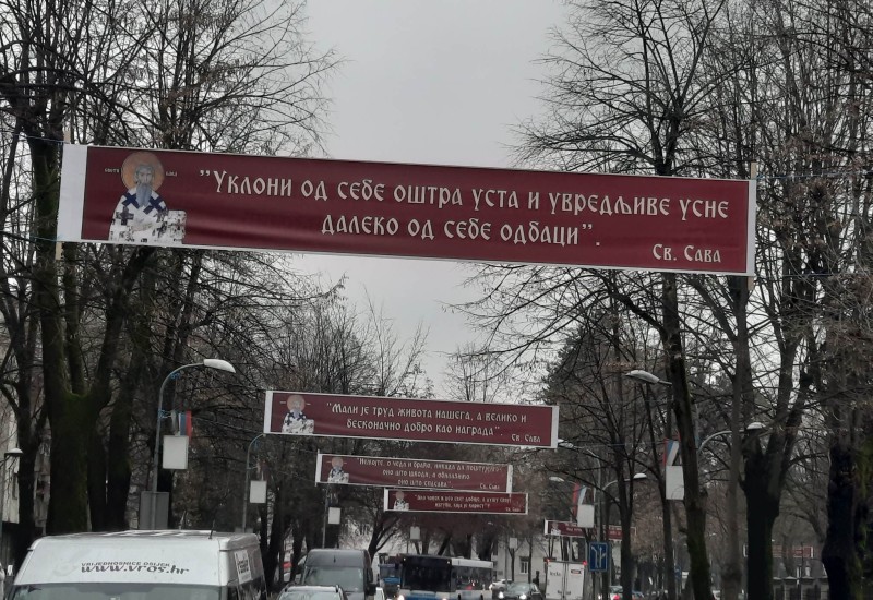 Mudre riječi Svetog Save krase Aleju u Banjaluci