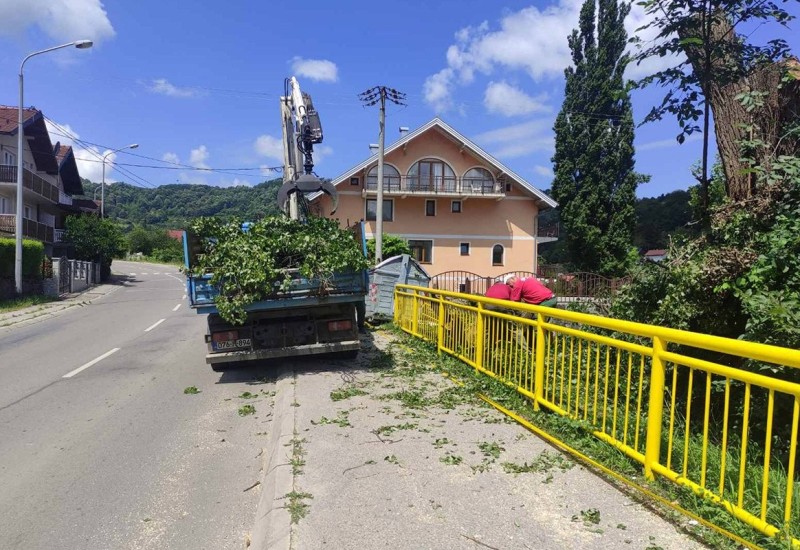 Grom udario u drvo na plaži u Banjaluci