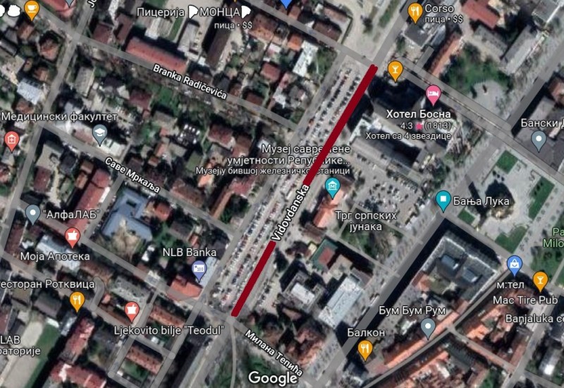 “Autoprevoz” prodaje Gradu Banjaluka ulicu za 8,6 miliona KM