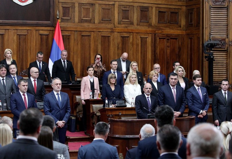 Skupština Srbije večeras izabrala novu Vladu