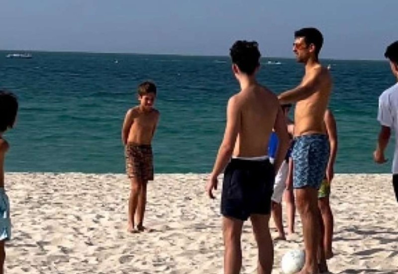 Novak Đoković oduševio malog tenisera (VIDEO)