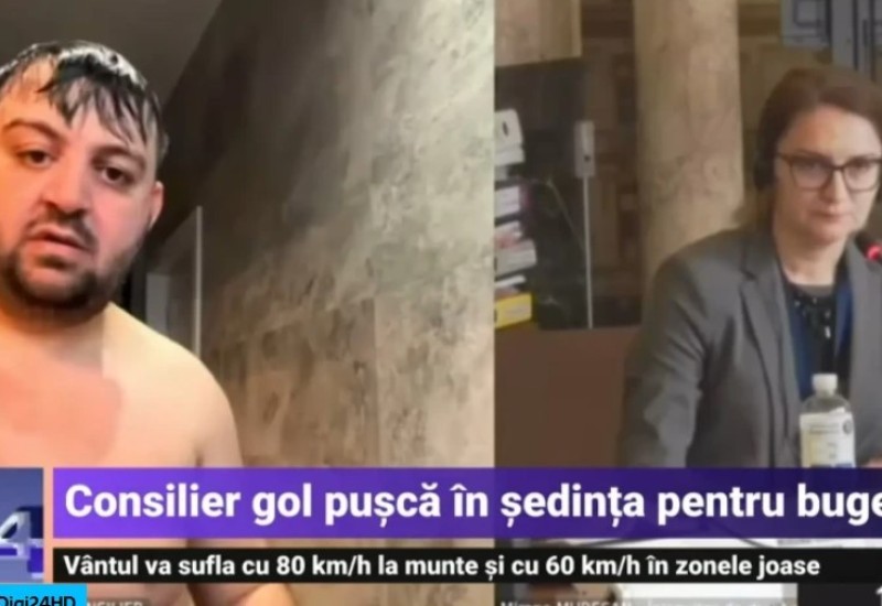 Rumunski poslanik se pojavio gol na online sastanku