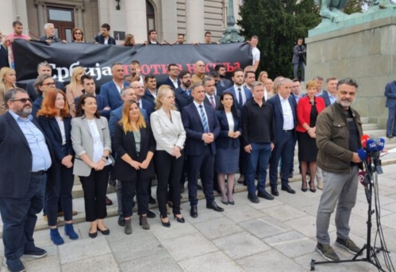 Zajednički nastup opozicije “Srbija protiv nasilja” na izborima: Tepić i Aleksić nosioci republičke liste